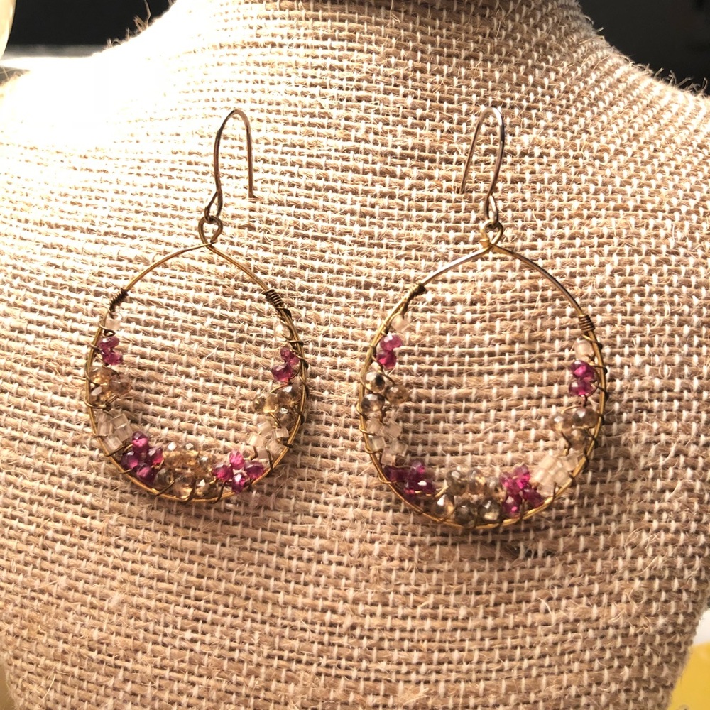 Anthropologie beaded earrings